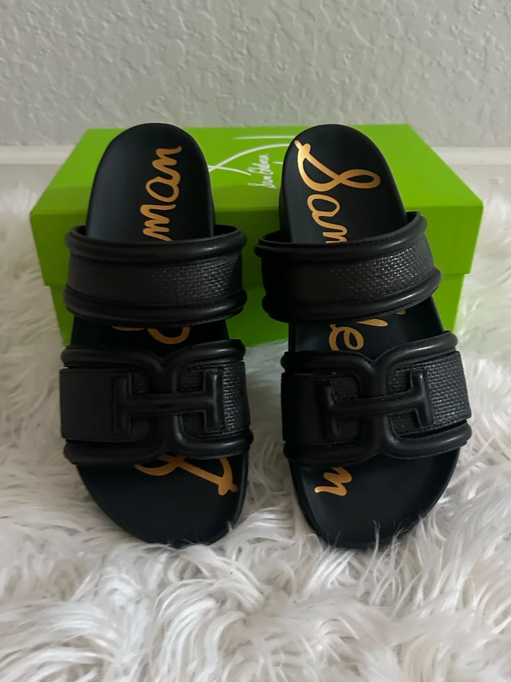 Sam Edelman Rowan Black Luxury Sandals